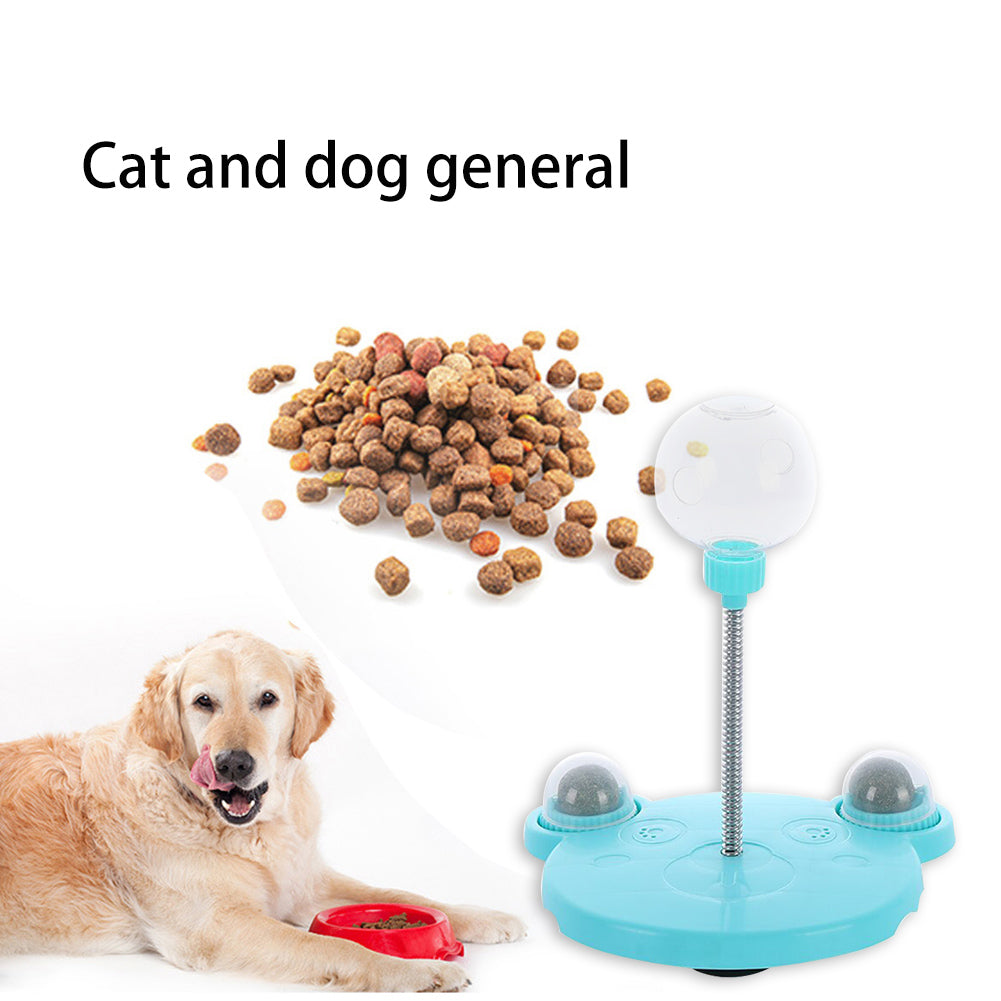 Interactive Pet Feeder Ball Toy | Leaking Food Tumbler Puzzle for Cats & Dogs – Slow Feeding & Self-Play Dispenser