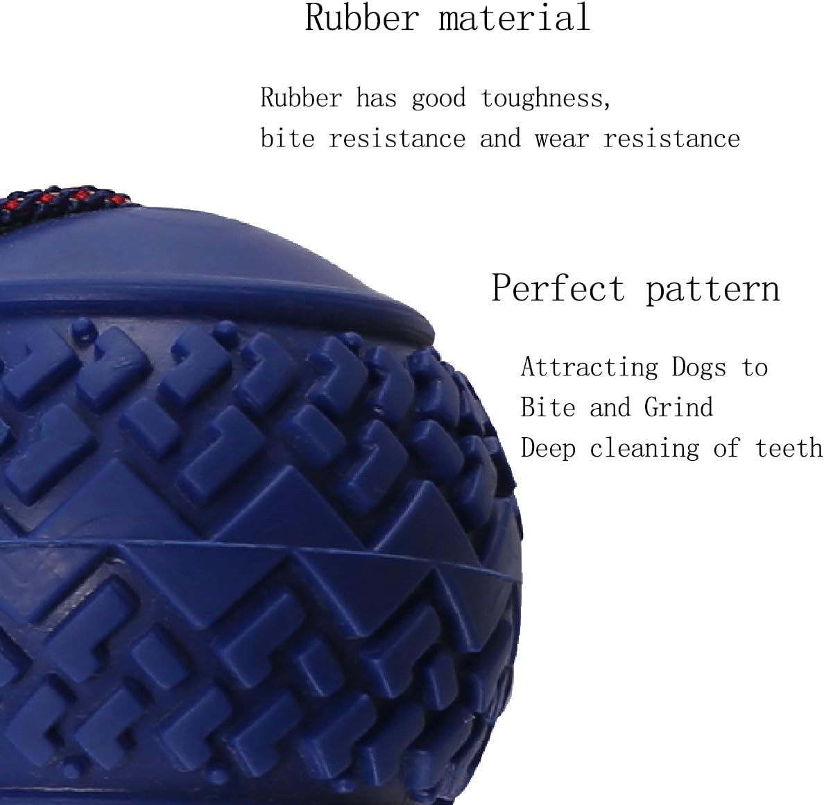 Dog Ball with Rope Toy | Tough Interactive Tug & Fetch Toy for Small & Medium Dogs – Durable Non-Toxic Chew Ball