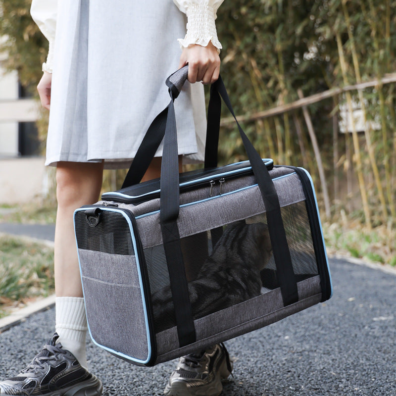 Portable Dog & Cat Carrier Bag | Breathable Lightweight Travel Pet Bag for Small Pets – Comfortable Carry for Daily Use & Outdoor Trips