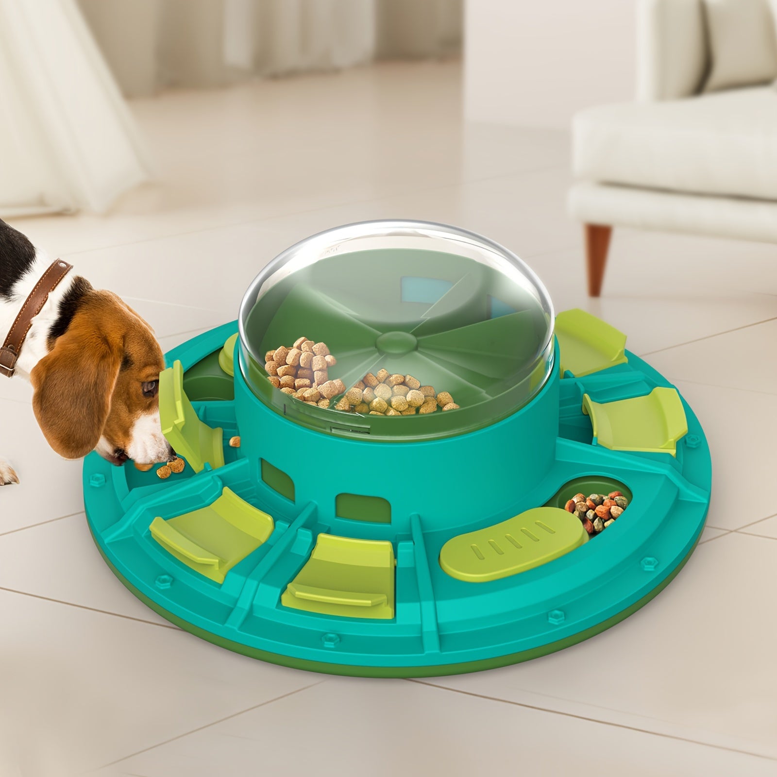 Interactive Dog Puzzle Toy for IQ & Slow Feeding | Non-Electric Treat Puzzle for All Dog Sizes