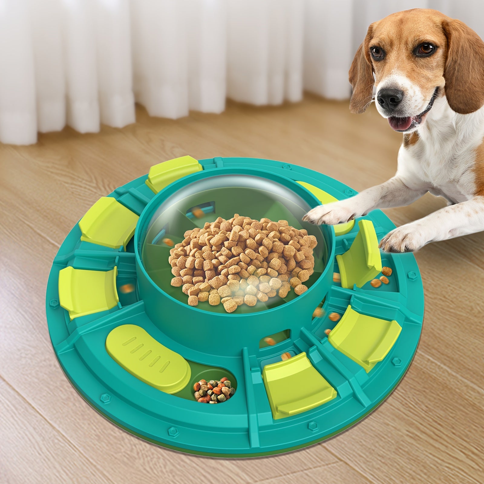Interactive Dog Puzzle Toy for IQ & Slow Feeding | Non-Electric Treat Puzzle for All Dog Sizes