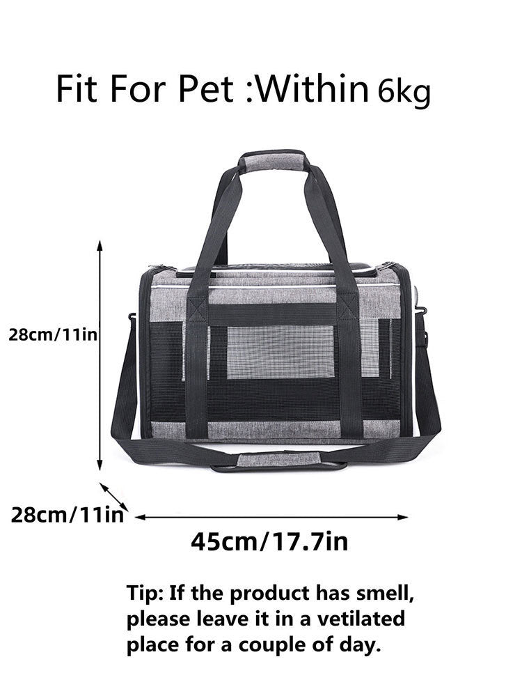 Portable Dog & Cat Carrier Bag | Breathable Lightweight Travel Pet Bag for Small Pets – Comfortable Carry for Daily Use & Outdoor Trips