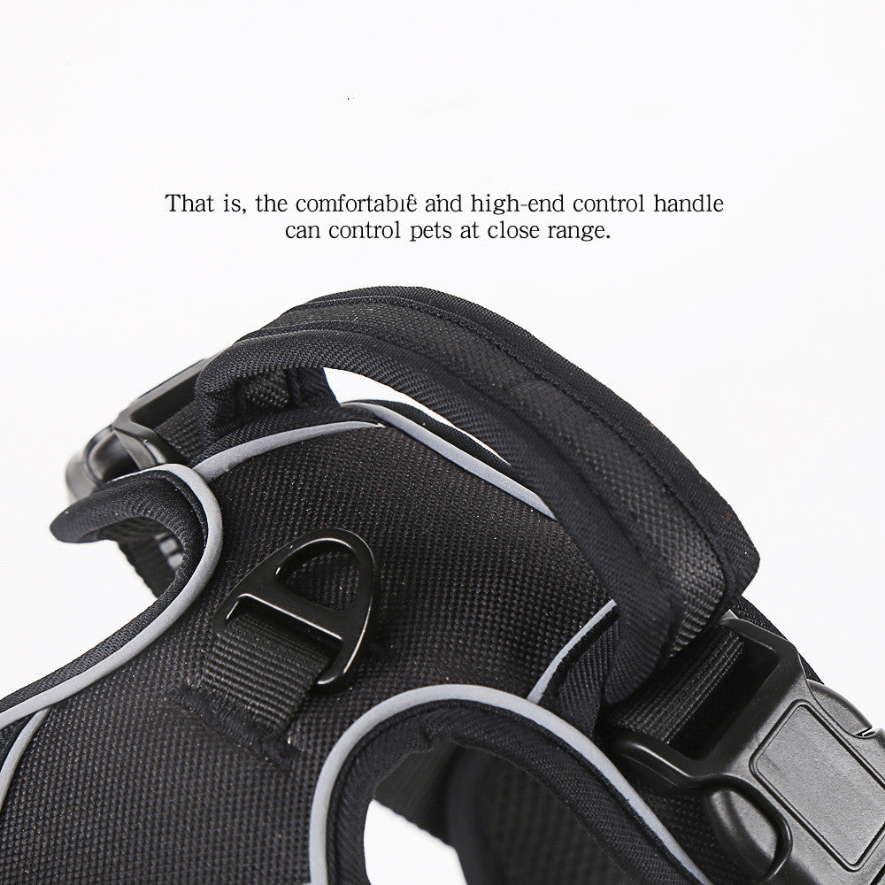 No-Pull Breathable Dog Harness with Reflective Strips | Comfortable Control Vest for Daily Walking & Training