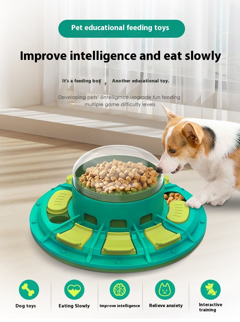 Interactive Dog Puzzle Toy for IQ & Slow Feeding | Non-Electric Treat Puzzle for All Dog Sizes